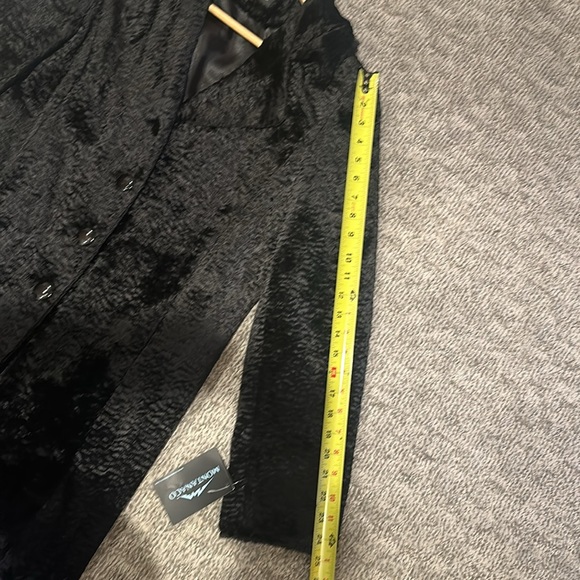 MONTANACO BUTTE MONTANA Faux Fur Coat Size M New With Tags Black. - Picture 8 of 13